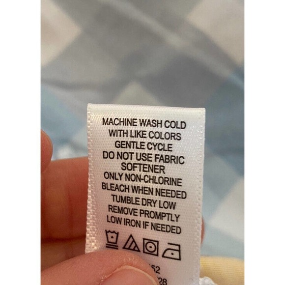 NEW Cuddl Duds Check Patch Pocket Wrap Cardigan Size Medium Women’s Blue Yellow - Picture 5 of 9